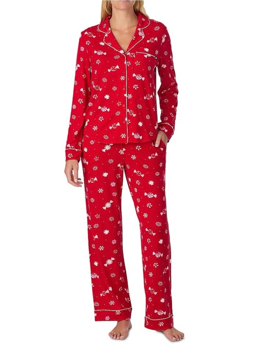 Kate Spade Pajama Set - Peppermint Print Size M